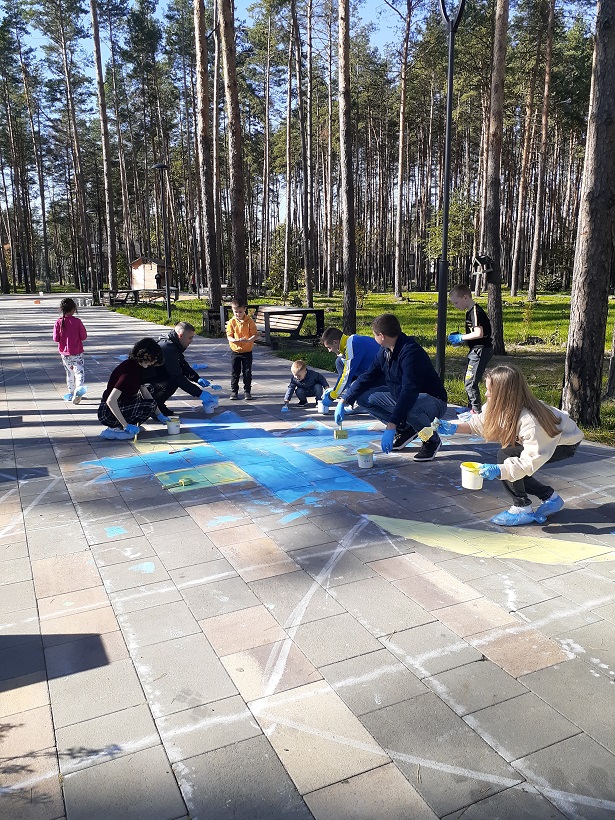 В Гостомеле ожила &quot;Мрия&quot;: видео и фото уникального мурала